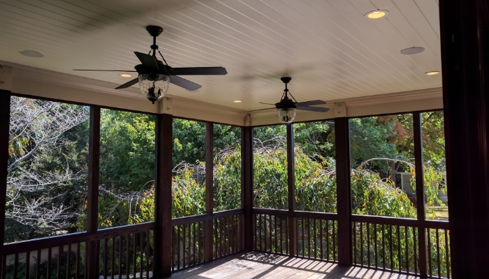 Screen And Patio Lighting And Speaker Installlation